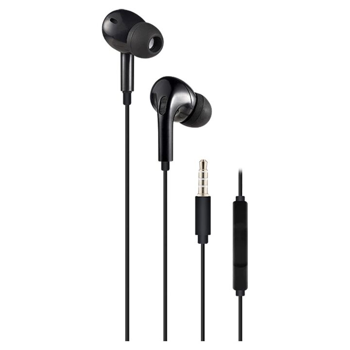 Auriculares In Ear Flat Manos Libres Negro Noga NG-1650 - Vista principal