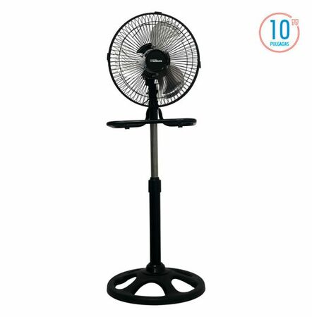 VENTILADOR DE PIE LILIANA VP10M P/METAL.. 3 EN 1 60W  10 " PULGADAS - 4609260 