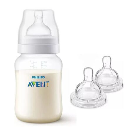 Set Mamadera Y Tetinas Anticolic Avent SCD809/15