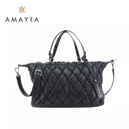 Cartera Negra Amayra Diseo Moda Urbana C Correas Ajustables Ecocuero