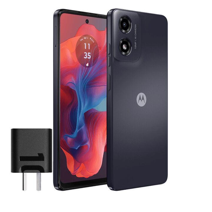 Telefono Motorola Moto G04 4GB Negro 64GB 6.6 90 Hz libre - Vista principal