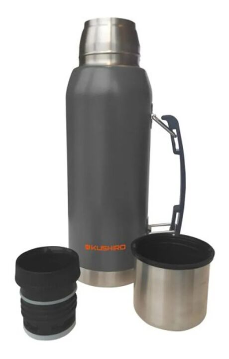 Termo Kushiro 1200ml Manija Pico Cebador Doble Capa - Vista 17