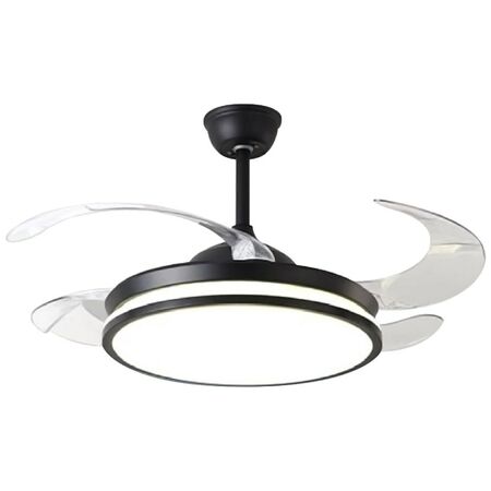 Ventilador De Techo Retractil Insigna Eva-42-B Led Ng Ina