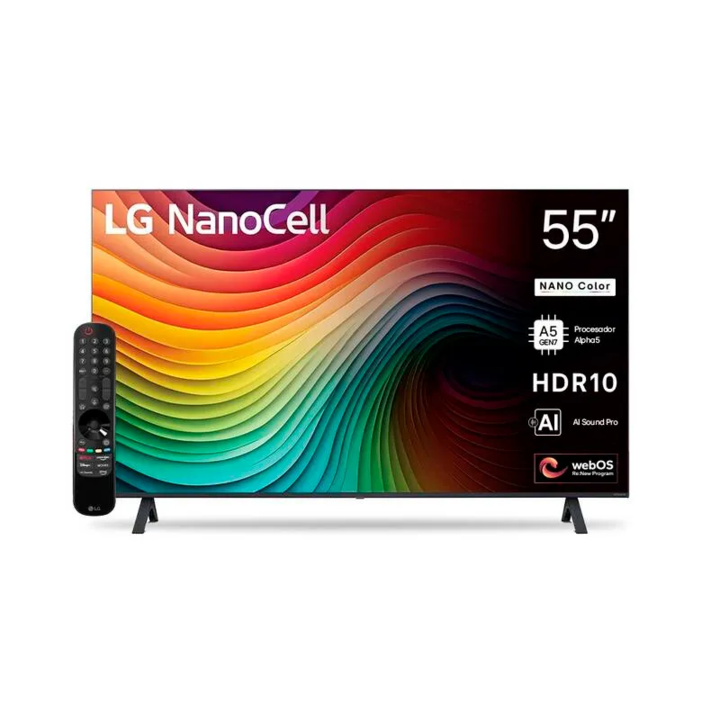 Smart Tv LG Nanocell Ai 55 Pulgadas Uhd 4k Alpha 5 7ma Gen - Vista principal