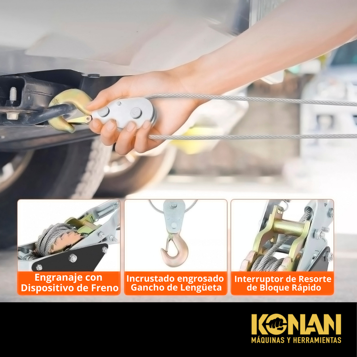 Aparejo Konan A Palanca 4 Tns. - Vista 8