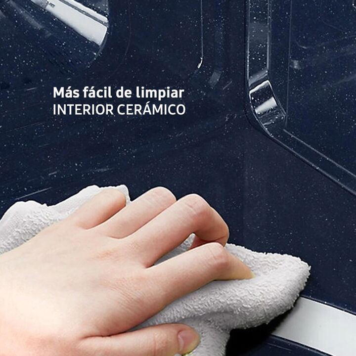 Microondas Samsung Mg28f3k3tas 28lts Grill color Silver - Vista 4