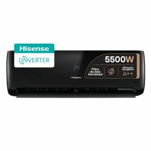 AIRE ACONDICIONADO SPLIT INVERTER HISENSE 5500W AS18UR4SXSCA00BKN NEGRO FRIO CALOR - 4609340 - Vista principal