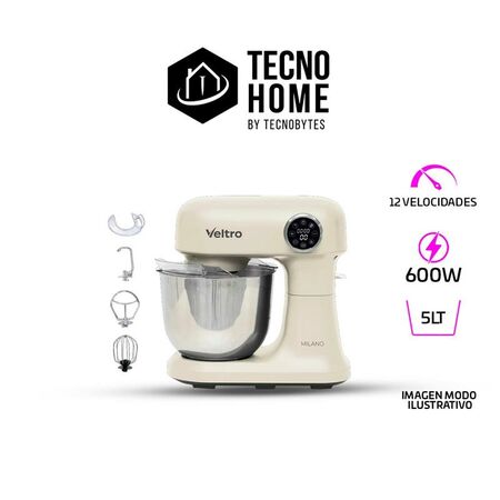 BATIDORA PLANETARIA VELTRO MILANO BEIGE 5L VOMP05G 600W