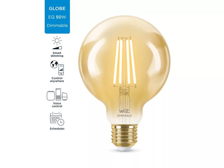Lampara Led Wiz Wifi Filamento Globo E27 6.9W 929002416012 - Vista principal