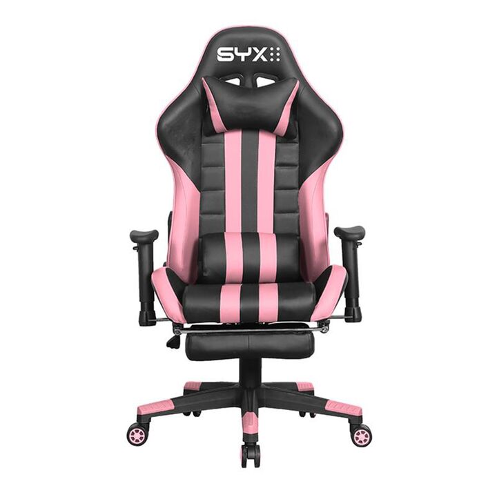 Silla Gamer SYX CH-059 Rosa - Vista principal