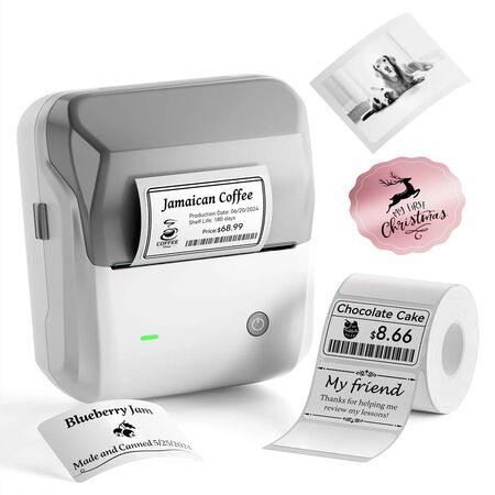 Impresora Térmica Niimbot B31 Etiquetas Adhesivas Bluetooth (Blanco)