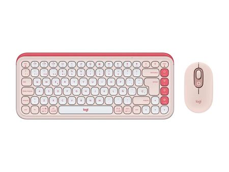 Teclado y Mouse Logitech Pop Icon Rose 920-013053