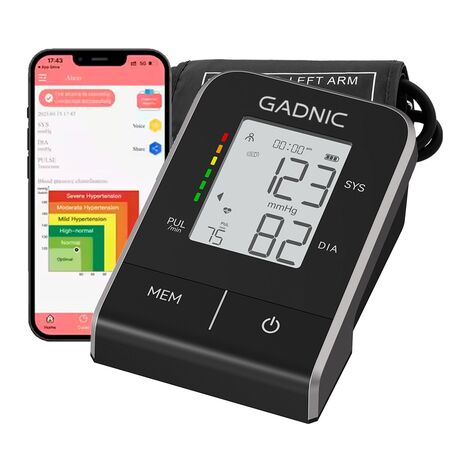 Tensiómetro Digital de Brazo Gadnic Automático con Pantalla LCD Presión Arterial