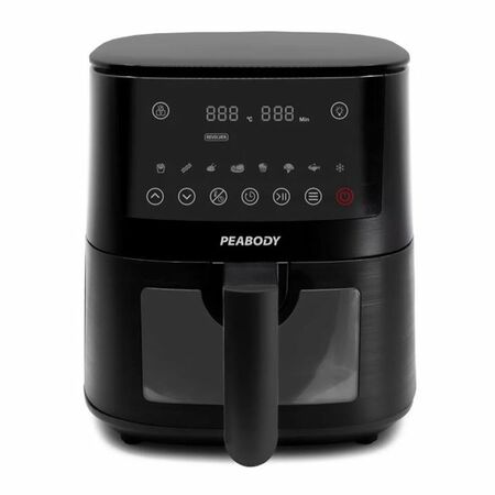 FREIDORA PEABODY PE-AFD420N - SIN ACEITE, NEGRO, 4.2LTS, 1400W, DIGITAL