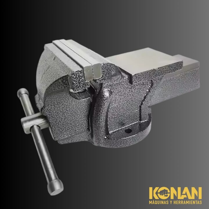 Morsa De Banco Konan de 4'' Con Yunque - Vista 9