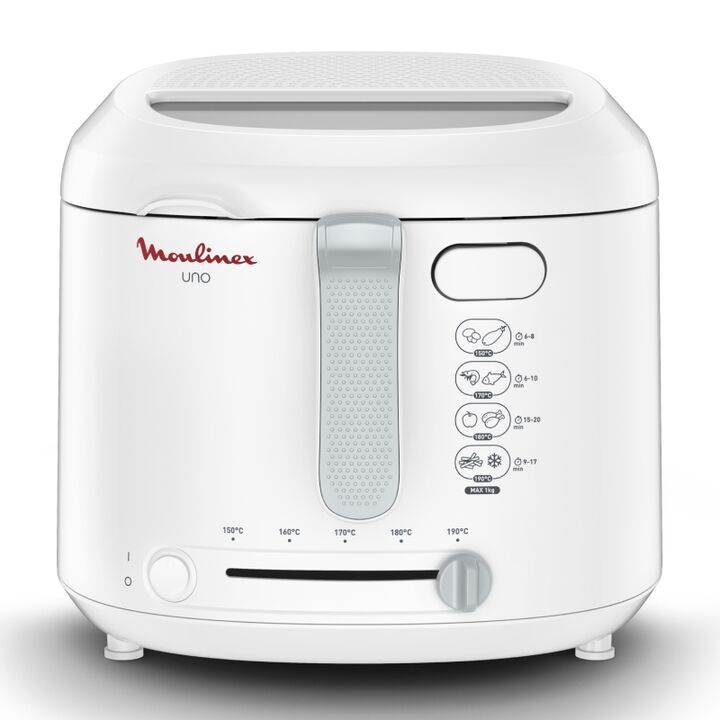 FREIDORA MOULINEX UNO M - BLANCA, 1KG, 1600W, USA ACEITE (AF203158) - Vista 1