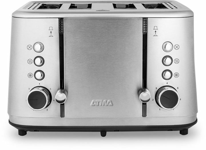 Tostadora Atma To9000Ip 4 panes 7 niveles color inox - Vista principal