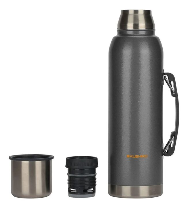 Termo Kushiro 1200ml Manija Pico Cebador Doble Capa - Vista principal