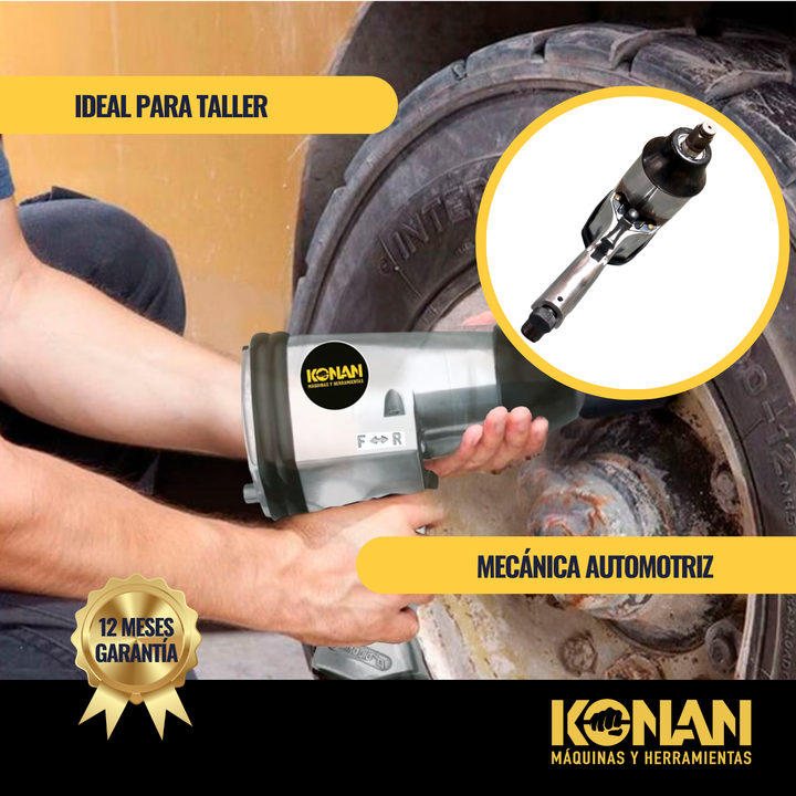 Kit Llave De Impacto Konan + Pulidora + Medidor 27 PCS - Vista 9