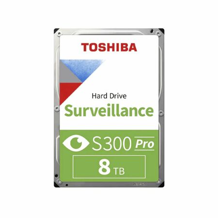 Disco Rigido HDD Toshiba S300 Pro Surveillance 8TB 3.5“ SATA 7,200 rpm MD10ADA800V