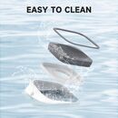 Bebedero 1L Antiderrame Antideslizante Perros Y Gatos Gris - Miniatura 2