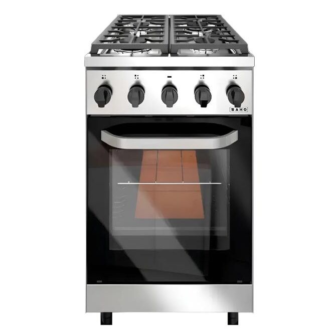 COCINA SAHO KUMA 510 - VISOR, 51CM, 4 HORNALLAS, INOX (18098-1) - Vista 1