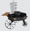Fogon Asador Tromen Duomo Grande con Carro - Miniatura 1