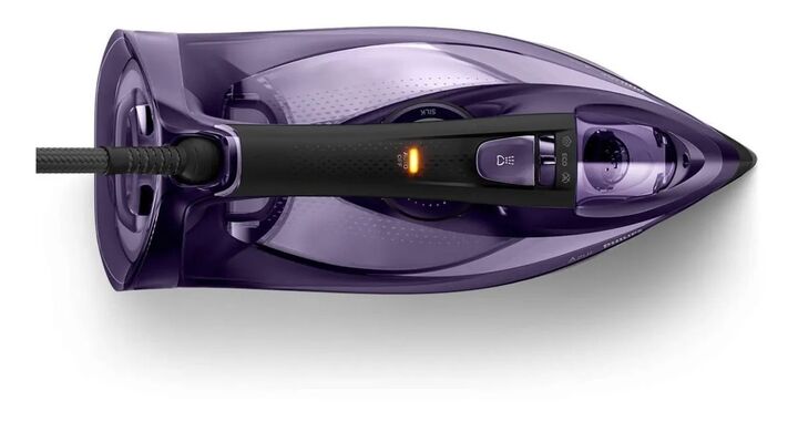 Plancha Vapor Philips Gc4563 Azur Suela Antiadherente 2600w Color Violeta - Vista 5