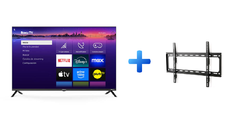 Combo Smart TV 43" Noblex Roku DB43X3100 + Soporte LCD Wall Mount de regalo