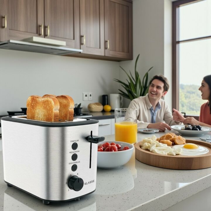 Tostadora Klasse acero inoxidable (KS8002) - Vista 8