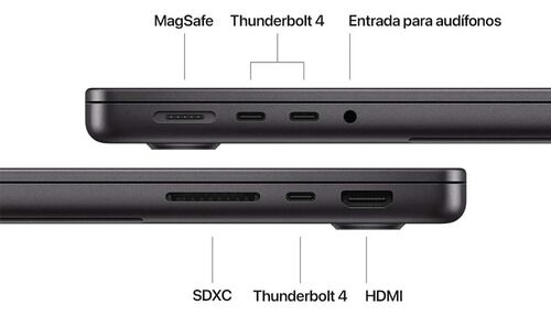 MacBook Pro 14" Apple M4 CPU 10Core GPU 10Core, 512GB SSD, 16GB Ram Space Black MW2U3LE-A - Vista 8