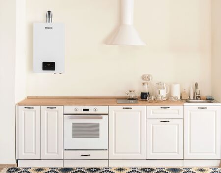 Calefón Philco PHCA14B 14L Gas Natural Sin llama piloto Tiro Forzado Blanco clase A