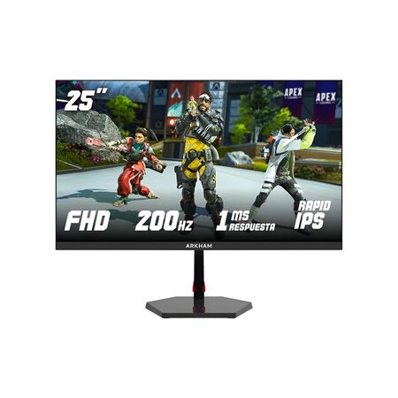Monitor 25 Arkham Gaming 200Hz IPS FHD HDMI DP Negro