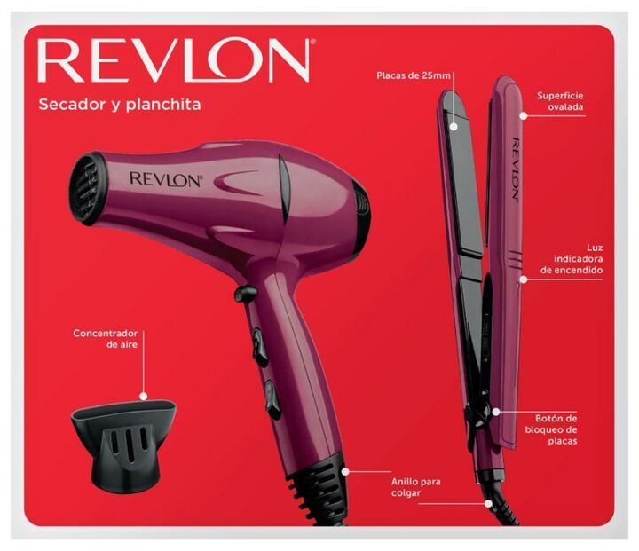 Set De Secador Y Planchita De Cabello Revlon Rvdr5230La2Av1 - Vista principal