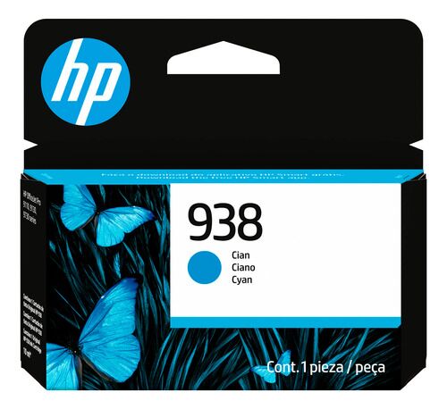 Cartucho De Tinta Cian Original Hp 938 Officejet Pro 9120 - Vista 1
