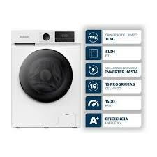 LAVARROPAS PHILCO PHLFA11C3ABN 11KG CARGA FRONTAL BLANCO - 4609639 