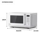 Microondas Digital Philco Mphdw23uap 900 W 23l Blanco - Miniatura 6