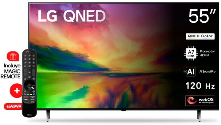 Smart Tv Lg 55 Pulgadas Qned 4K Ultra Hd 55Qned80Sra - Vista principal