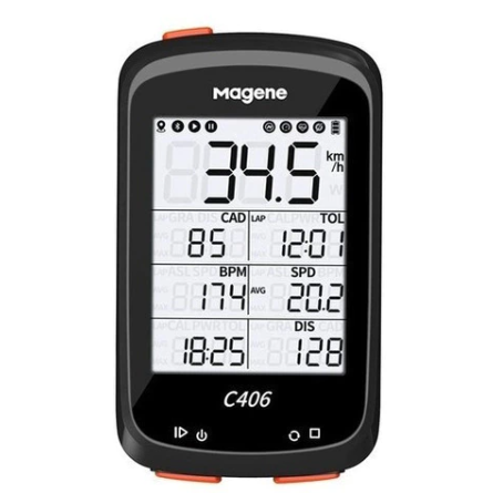 Computadora Bicicleta magene c406 gps ant velocimetro
