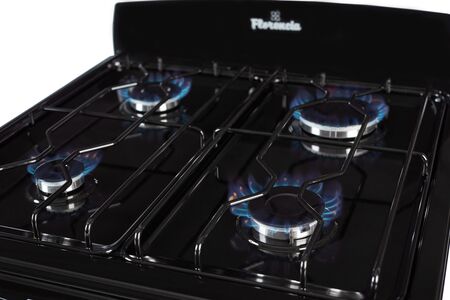 Cocina Florencia 5517F 56cm Negra Multigas