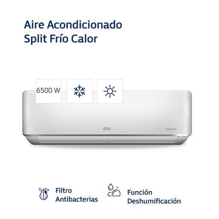 Acondicionador de aire BGH BS65WCCR 6500W split F/C