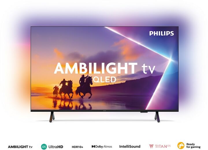 Smart Tv Qled Philips 55 Pulgadas 4K 55Pud8250 Titan Ambilight - Vista principal
