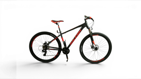 Bicicleta Raleigh Mojave 2.0 - Talle 19"-L - Negro-Rojo -Cuadro de aluminio- Frenos a discos mecanicos- 21 Vel. Rodado 29 _ Linea 2026.
