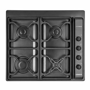 ANAFE LONGVIE A6600GF A GAS GRAFITO REJILLAS FUNDICION - 4600831