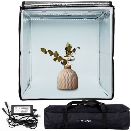 Caja De Luz Para Fotografía Profesional Portátil Gadnic 50 x 50 + Bolso