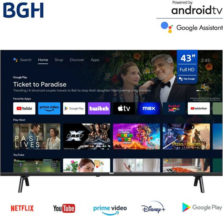 Smart Tv Led Bgh 43P Fhd B4325Fs5A - Vista 1