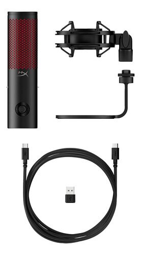 Microfono Hyperx Quadcast 2 Usb Para Juegos Streaming Gaming - Vista 9
