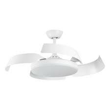 VENTILADOR  DE TECHO RETRACTIL PROTALIA AURA VITA BLANCO  LED 24W 6 VEL. - 4609291 - Vista principal