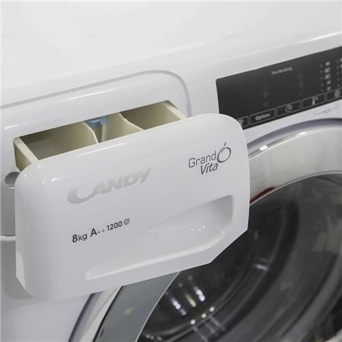 Lavarropas Automático Candy GVS128TC3 8Kg 1200rpm Blanco - Vista 2
