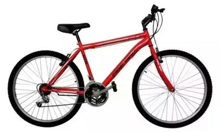Bicicleta Firebird mtb 18 velocidades rodado 24 color rojo